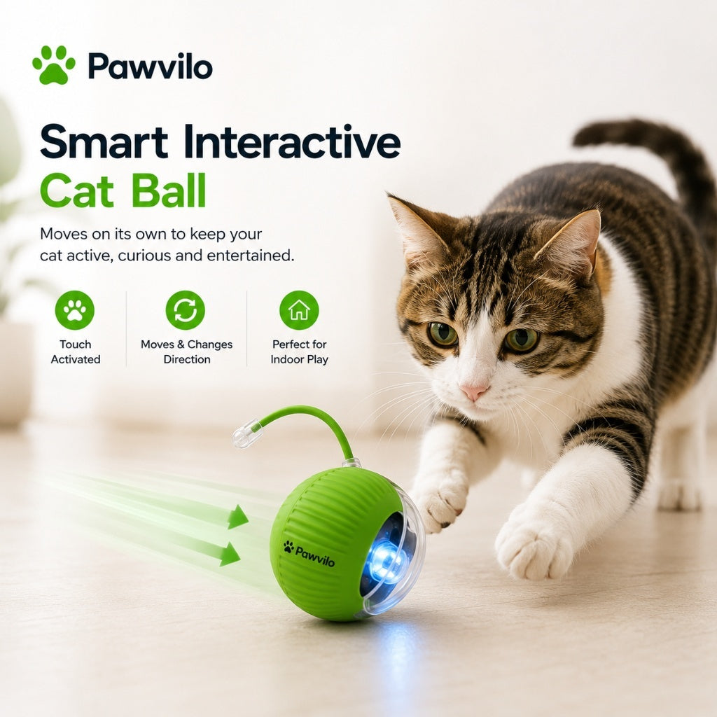 Pawvilo™ Smart Interactive Cat Ball
