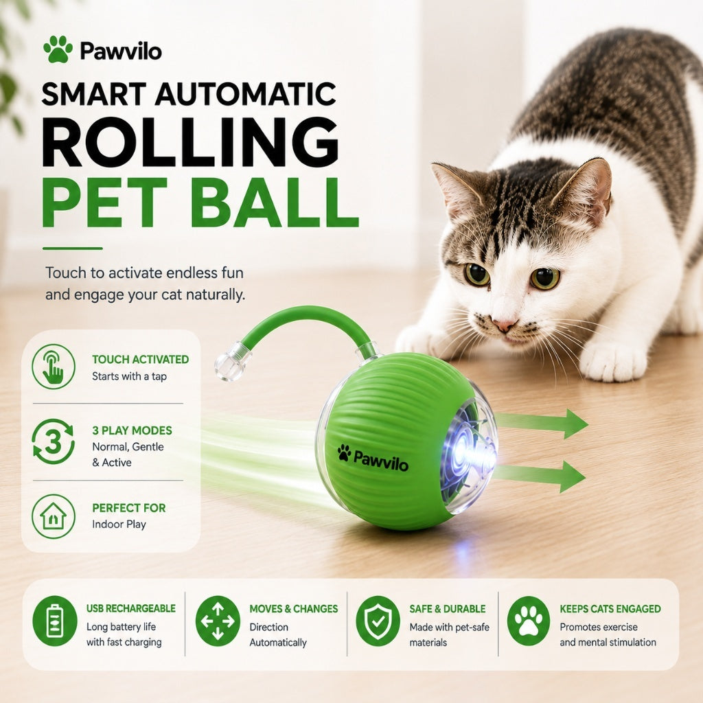 Pawvilo™ Smart Interactive Cat Ball