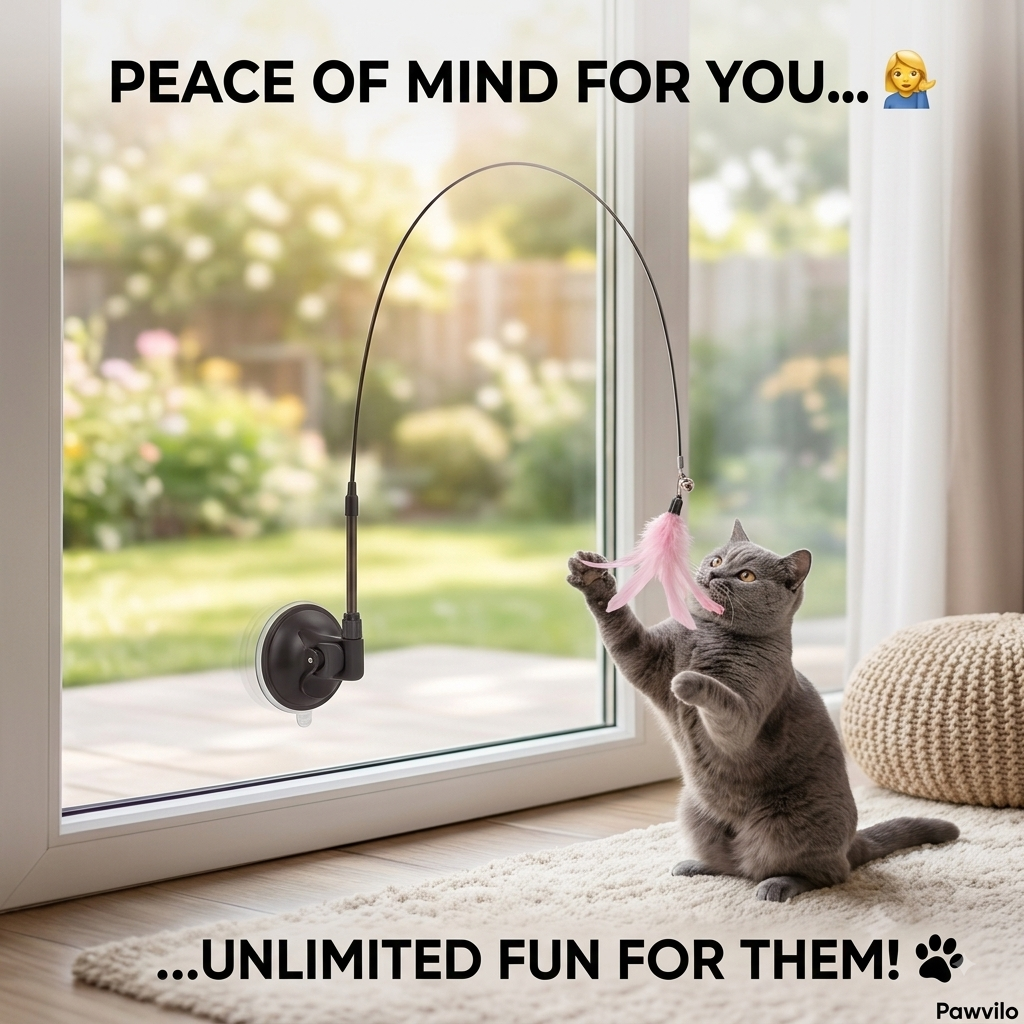 Pawvilo™ FeatherPlay Interactice Cat Toy