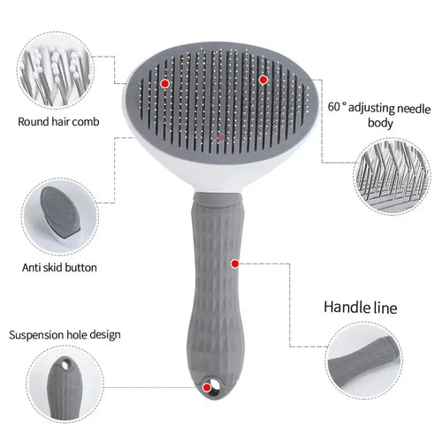 Pawvilo™ EasyClean Pet Grooming Brush